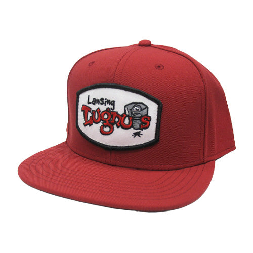 Lansing Lugnuts Red Label Snapback Hat Lansing Lugnuts Official Store