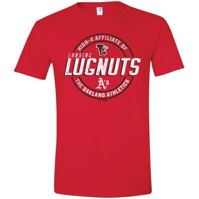 Lansing Lugnuts/Oakland Athletics Affiliate T-shirt