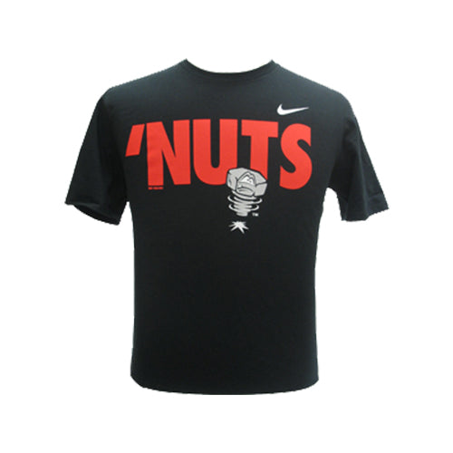 Lansing Lugnuts Nike 'Nuts Black Tshirt Lansing Lugnuts Official Store