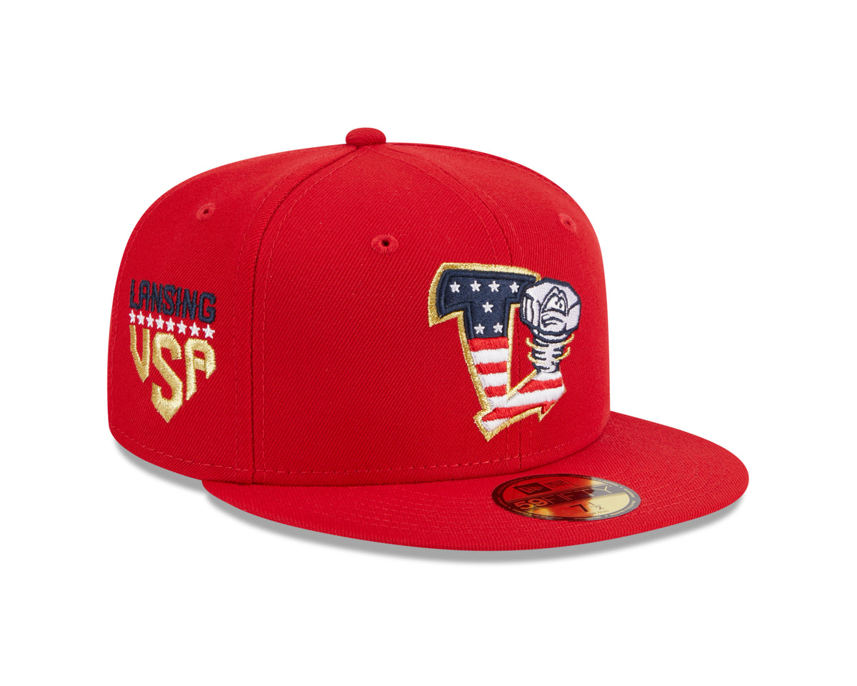 Lansing Lugnuts 2023 New Era Stars and Stripes Official Cap – Lansing ...