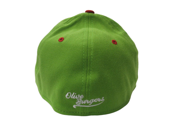 Lansing Olive Burgers New Era 3930 Flex Fit Cap