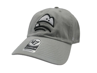 Lansing Lugnuts '47 Brand Light Gray Clean Up Adjustable Hat