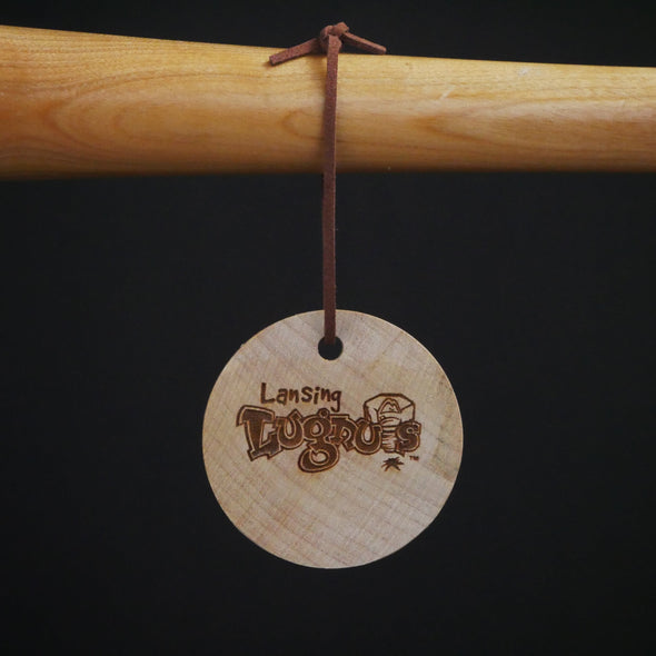 Lansing Lugnuts Bat Slice Holiday Ornament