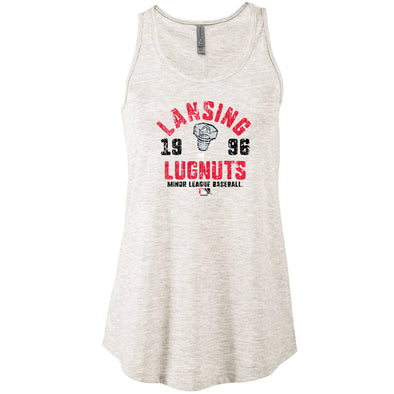 Lansing Lugnuts Ladies Flowey Tank Top