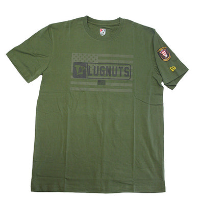 Lansing Lugnuts New Era Armed Forces Front/Back T-shirt