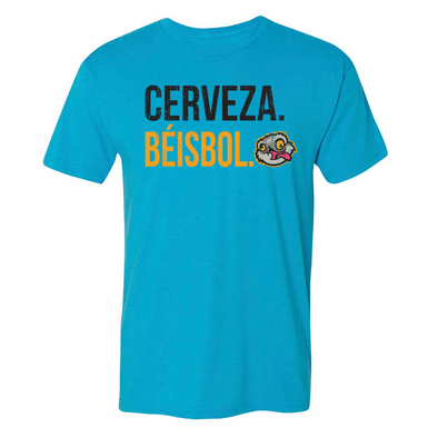 Lansing Locos Cerveza Beisbol T-shirt