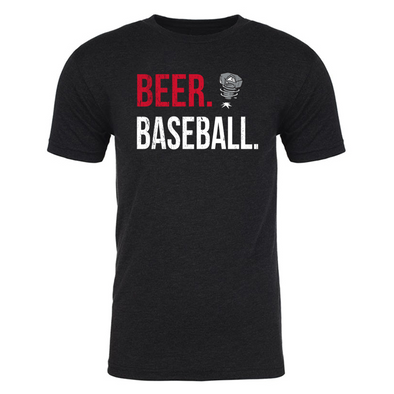 Boxercraft Men's Red/Heathered Gray Lansing Lugnuts Long Sleeve Baseball T-Shirt