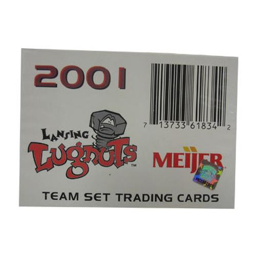 Lansing Lugnuts 2001 Team Baseball Card Set
