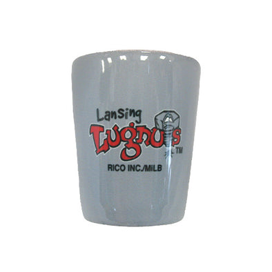 Lansing Lugnuts Ceramic Shot Glass