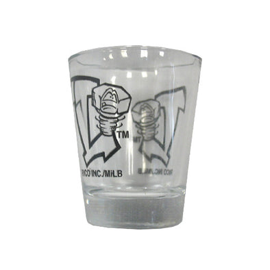 Lansing Lugnuts Clear Home Logo Shot Glass
