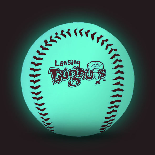 Lansing Lugnuts Glow in the Dark Baseball