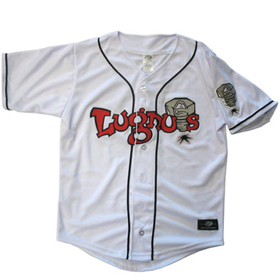 Lansing Lugnuts Adult Home Replica Jersey - White