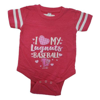 Lansing Lugnuts Infant Girls Sporty Bodysuit - Hot Pink