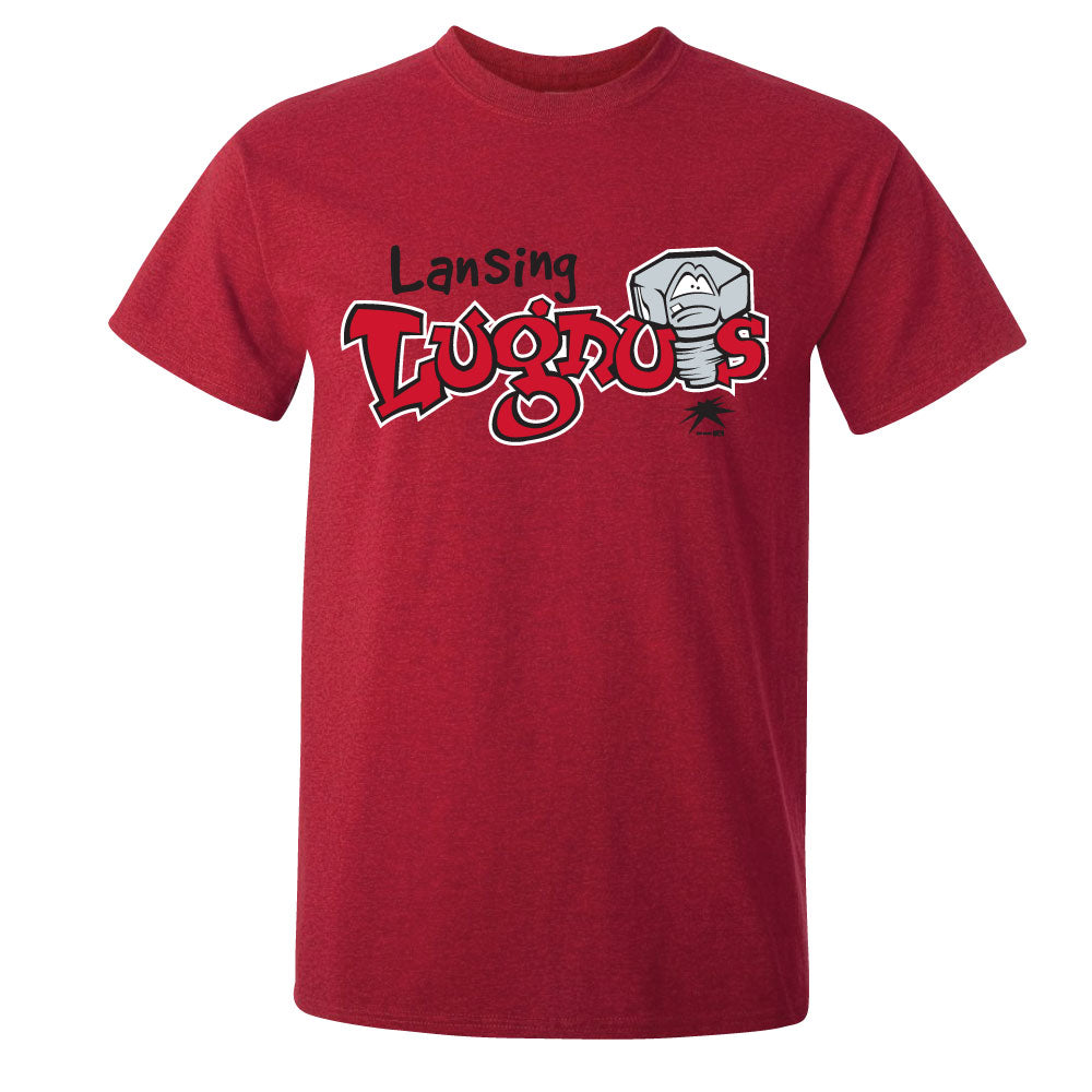 Lansing Lugnuts Primary Logo Tshirt Lansing Lugnuts Official Store