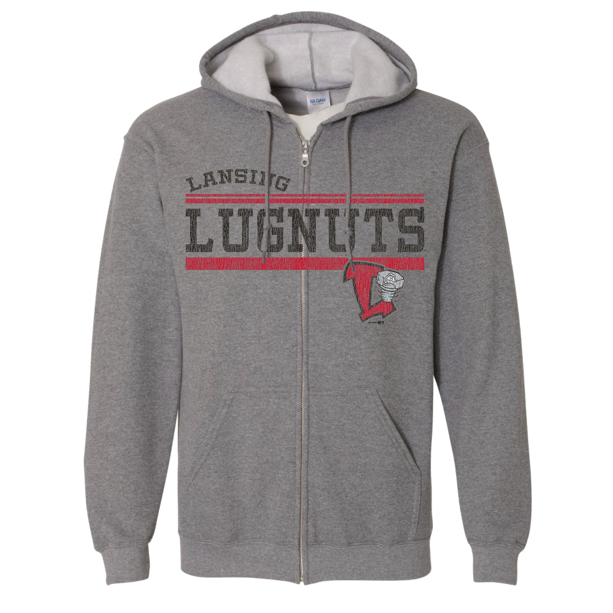 Lansing Lugnuts Full-Zip Hoodie – Lansing Lugnuts Official Store