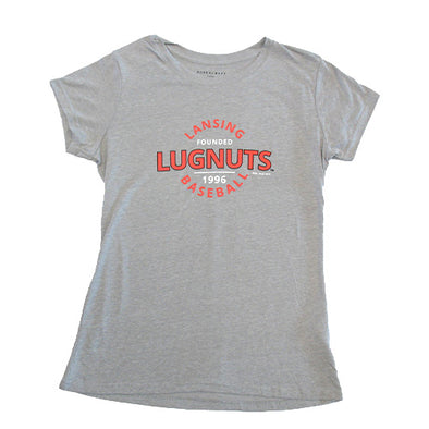 Lansing Lugnuts Ladies Boxercraft Tri-Blend T-shirt