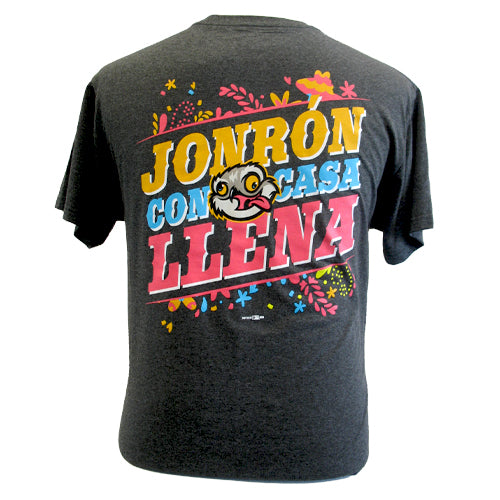 Lansing Locos Retro Brand "Jonron Con Casa Llena" Front/Back T-shirt
