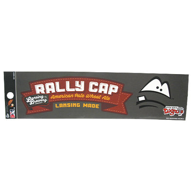 Lansing Lugnuts Rally Cap Beer Bumper Sticker